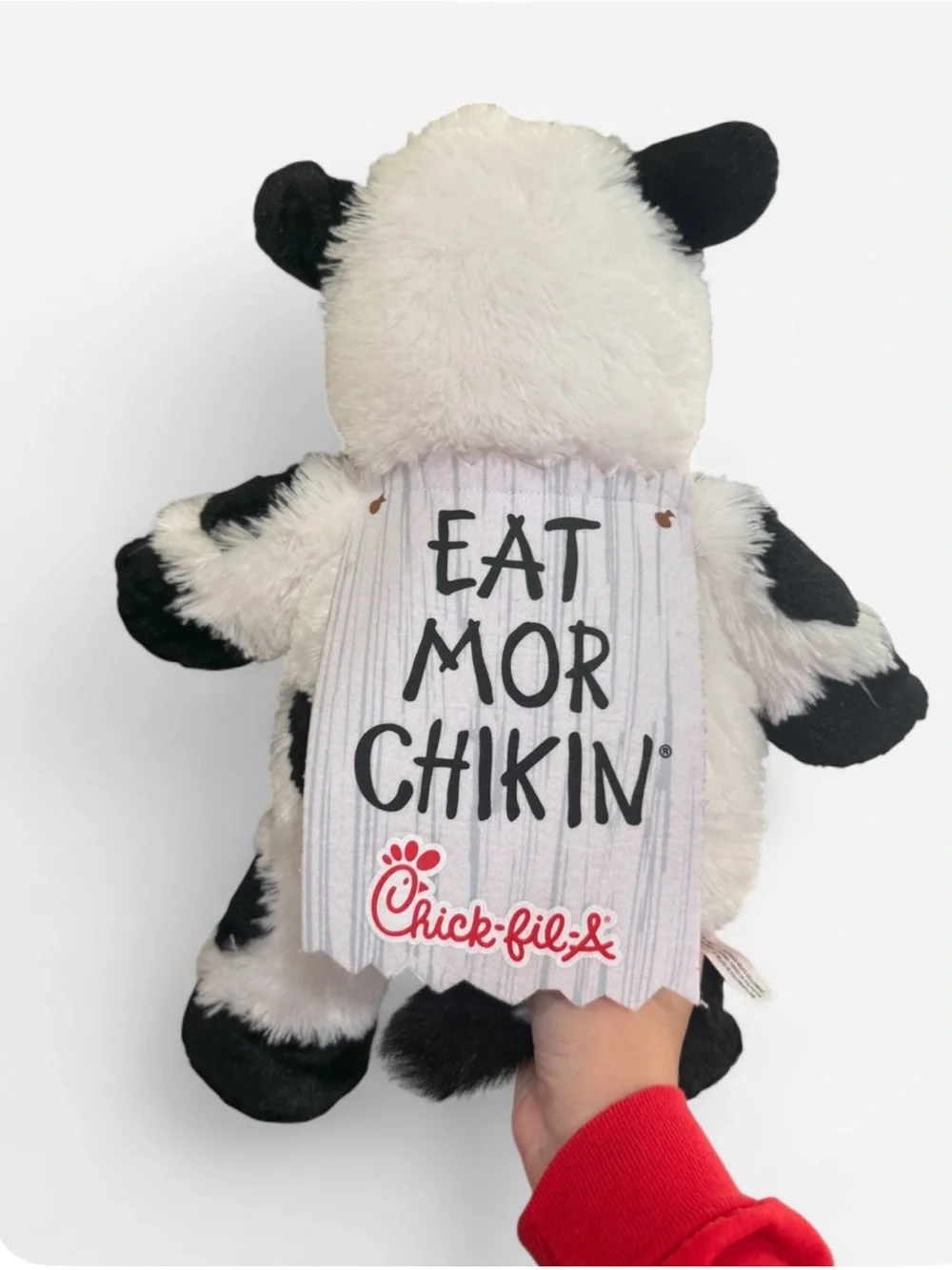 Chick-fil-A Plush Cow- Black & White
